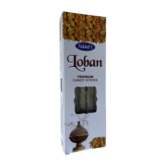Nikhil Products LOBAN Premium Candy Sticks, 10 Sticks